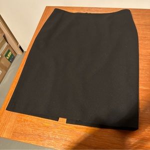 Skirt Pencil Straight 100% Wool Lined Sz 14 Ellen Tracy